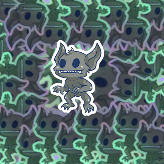 Adorable Hopkinsville Goblin - Glossy Vinyl Sticker