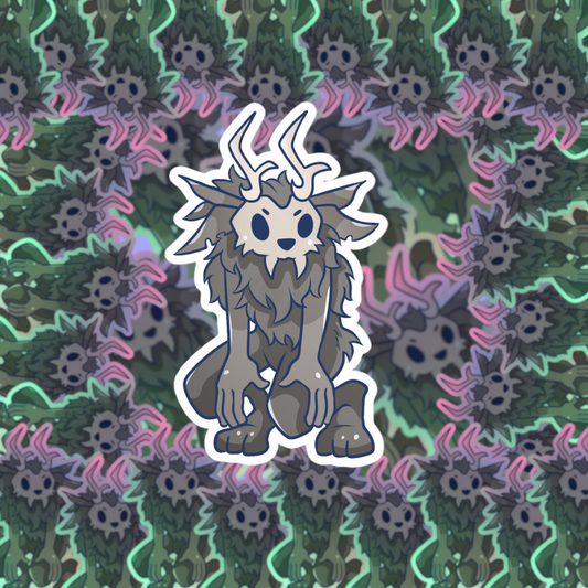 Adorable Wendigo - Glossy Vinyl Sticker