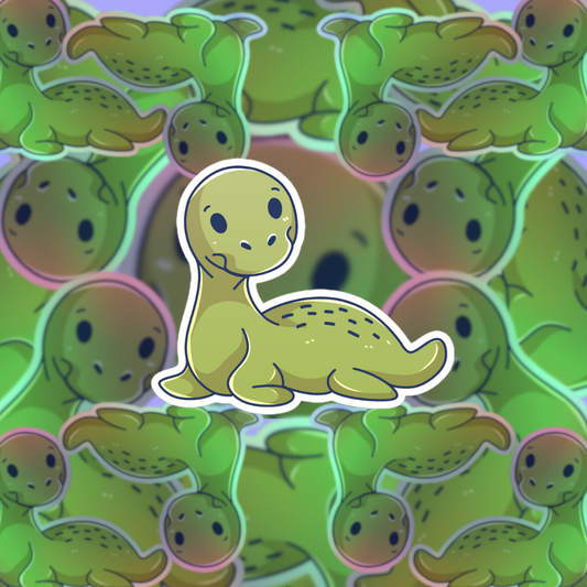 Adorable Loch Ness - Glossy Vinyl Sticker