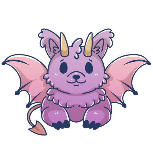 Adorable Jersey Devil- Glossy | Holographic | Matte Vinyl Sticker