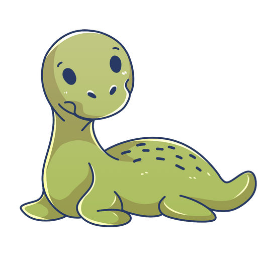 Adorable Loch Ness - Glossy | Holographic | Matte Vinyl Sticker