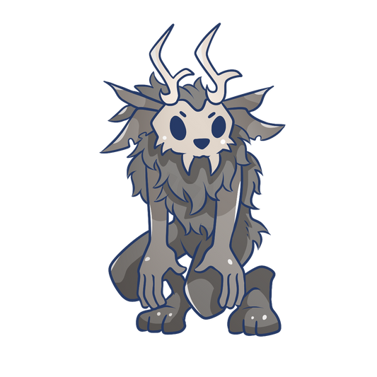 Adorable Wendigo - Glossy | Holographic | Matte Vinyl Sticker