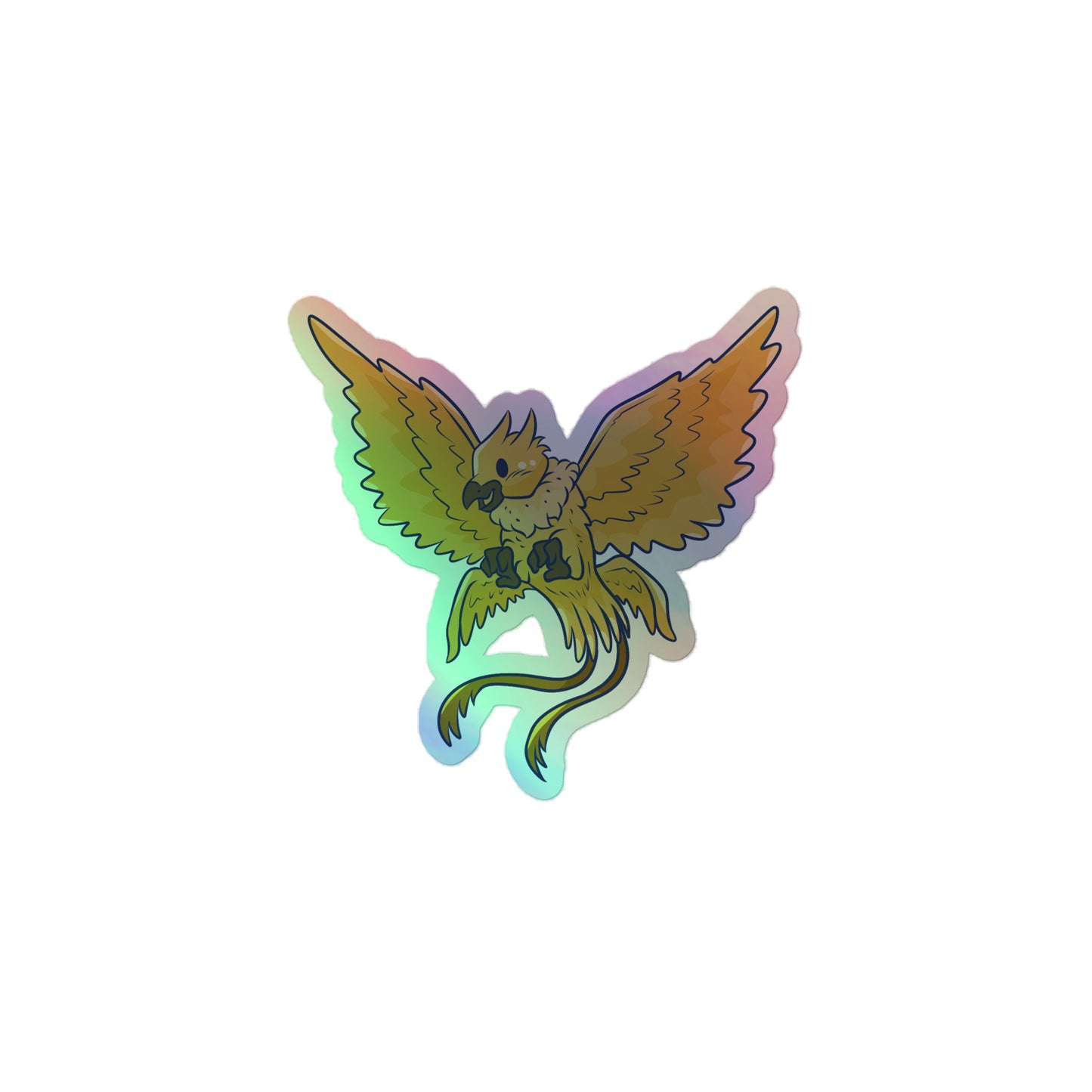 Adorable Thunderbird - Holographic Vinyl Sticker