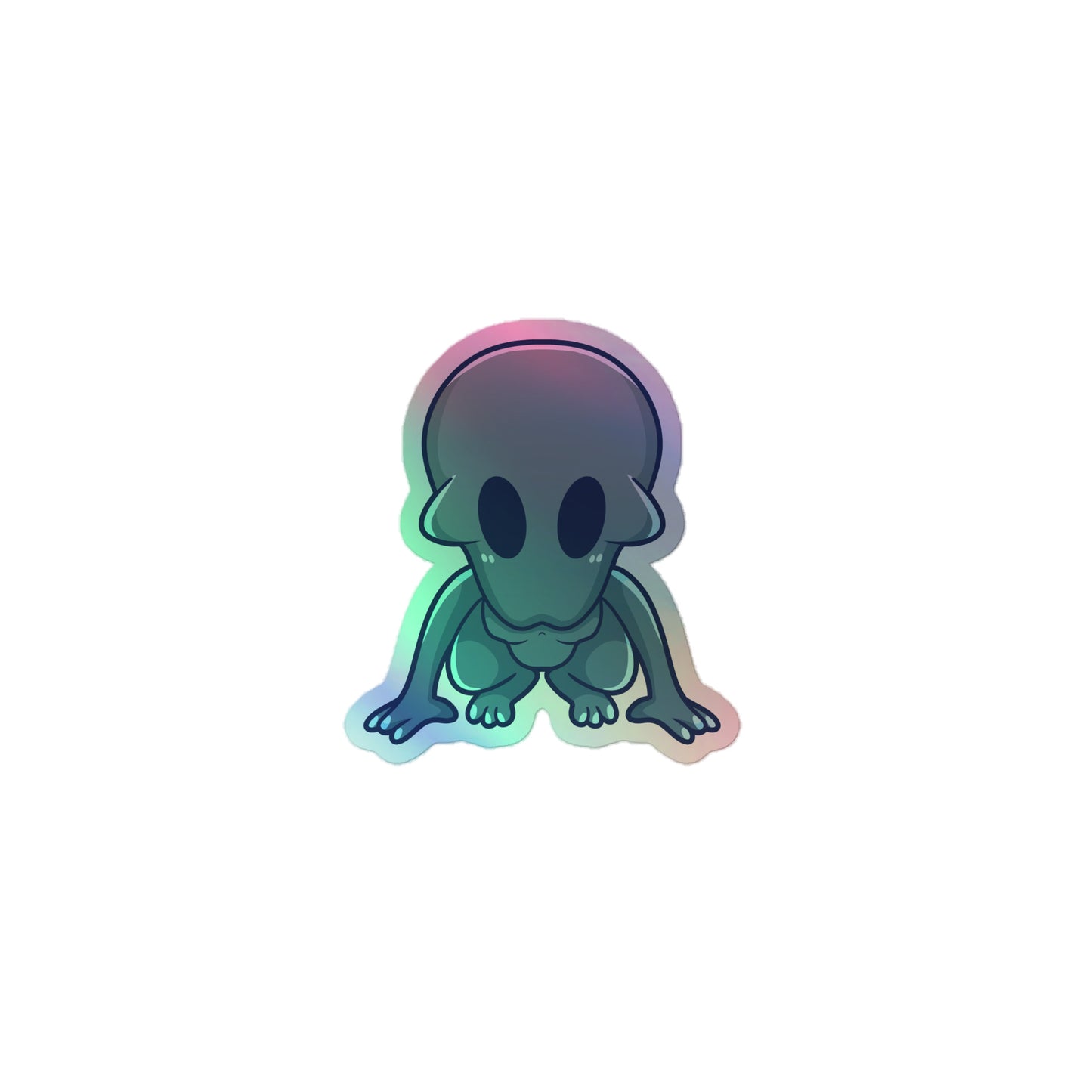 Adorable Dover Demon - Holographic Vinyl Sticker