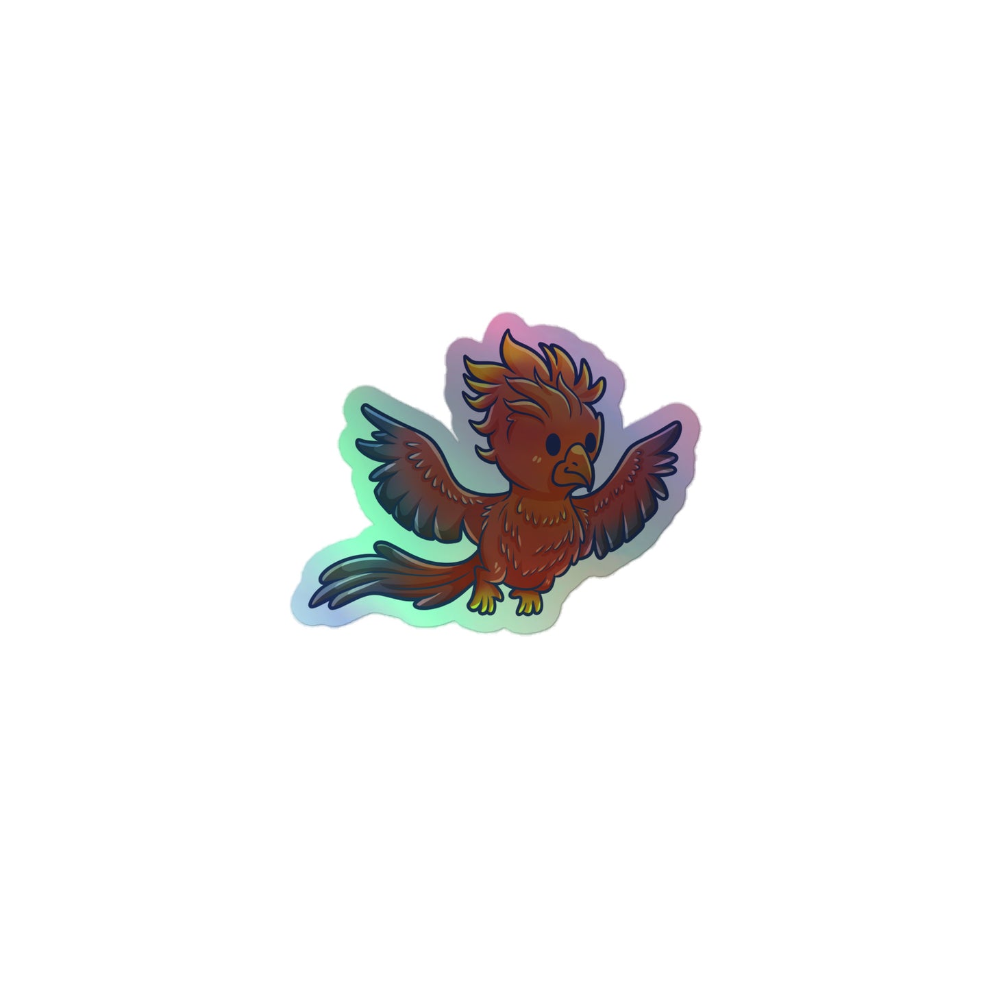 Adorable Phoenix - Holographic Vinyl Sticker