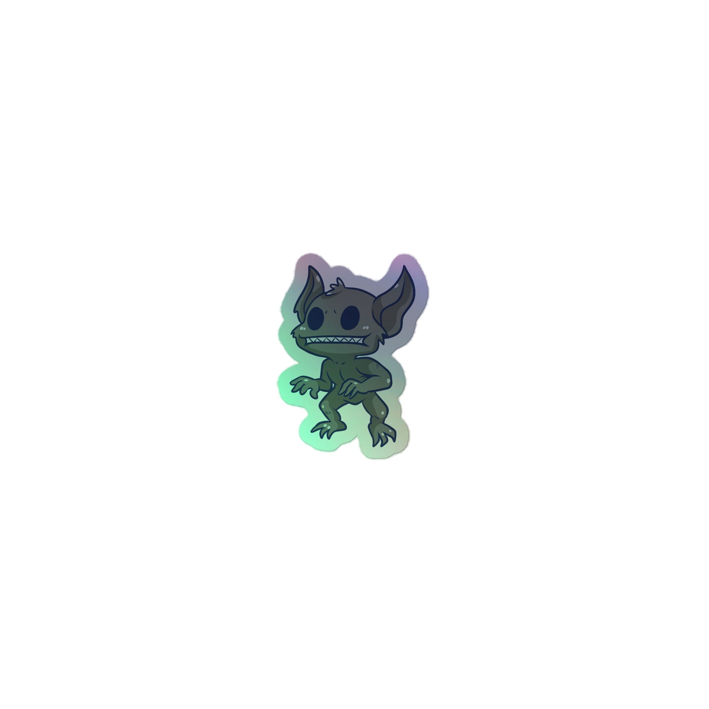 Adorable Hopkinsville Goblin - Holographic Vinyl Sticker