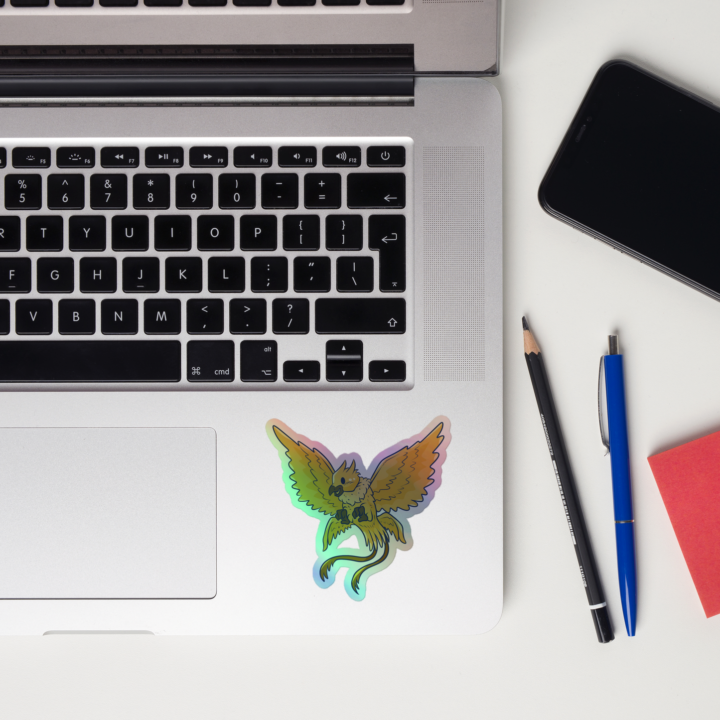 Adorable Thunderbird - Holographic Vinyl Sticker