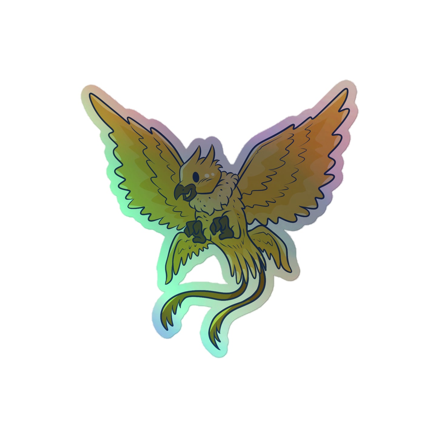 Adorable Thunderbird - Holographic Vinyl Sticker