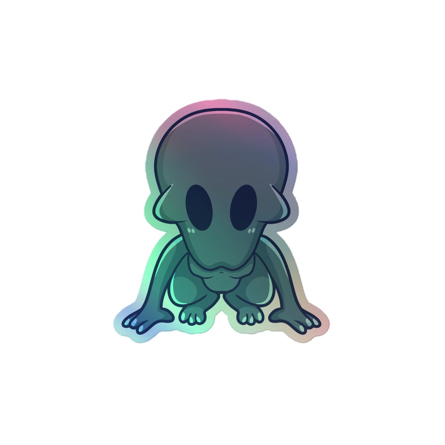 Adorable Dover Demon - Holographic Vinyl Sticker