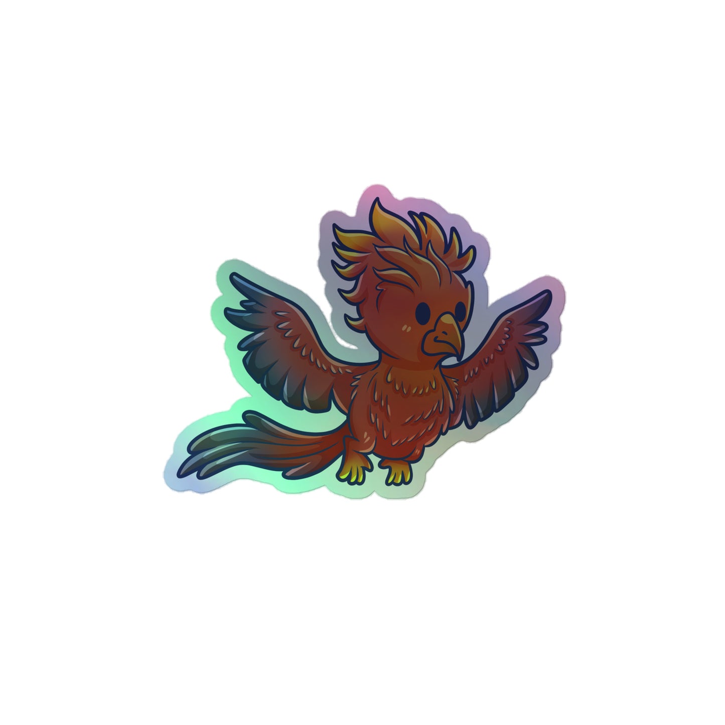 Adorable Phoenix - Holographic Vinyl Sticker