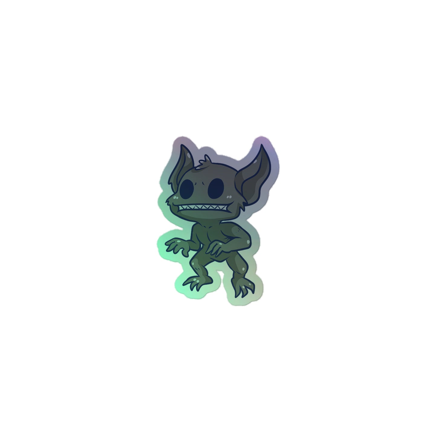 Adorable Hopkinsville Goblin - Holographic Vinyl Sticker