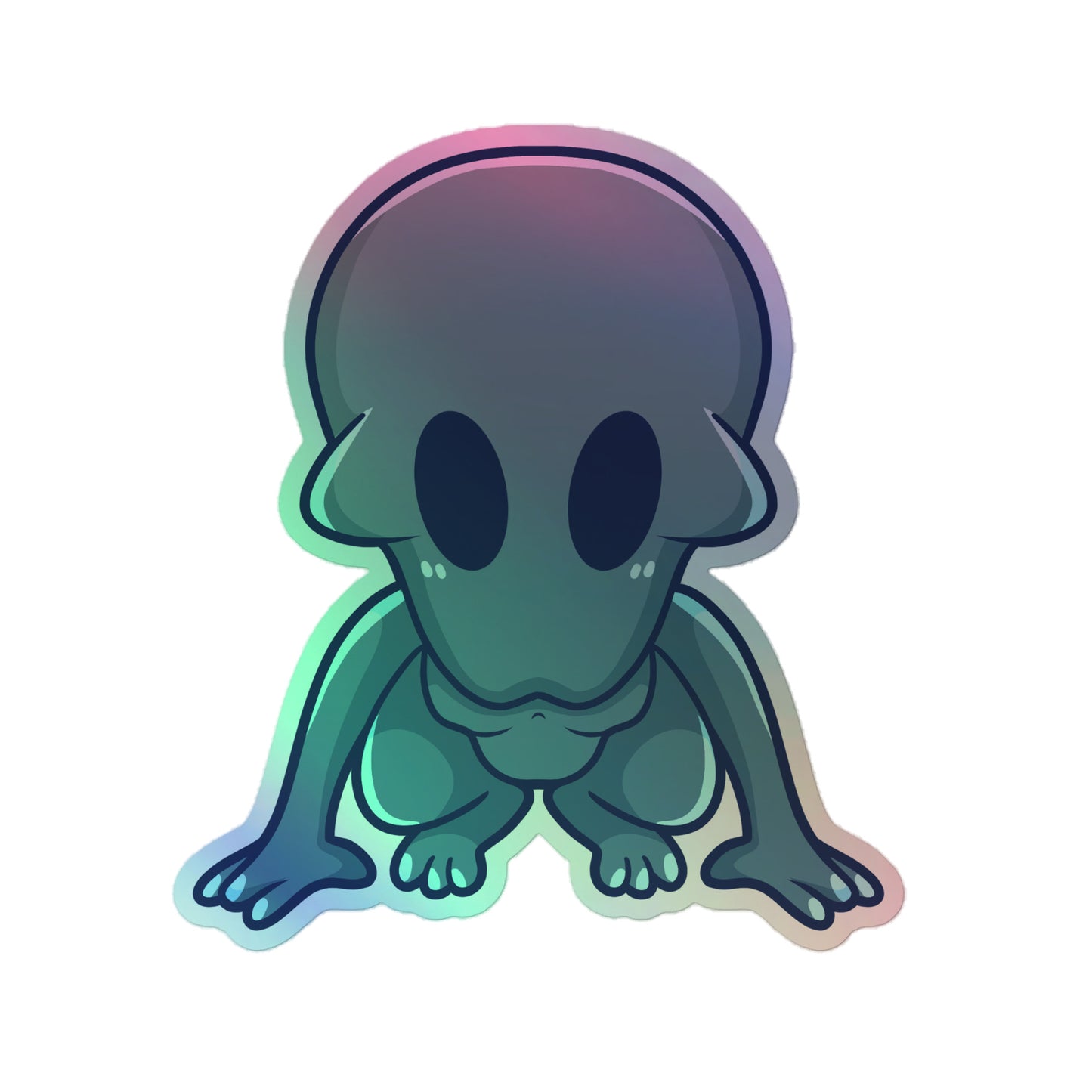 Adorable Dover Demon - Holographic Vinyl Sticker