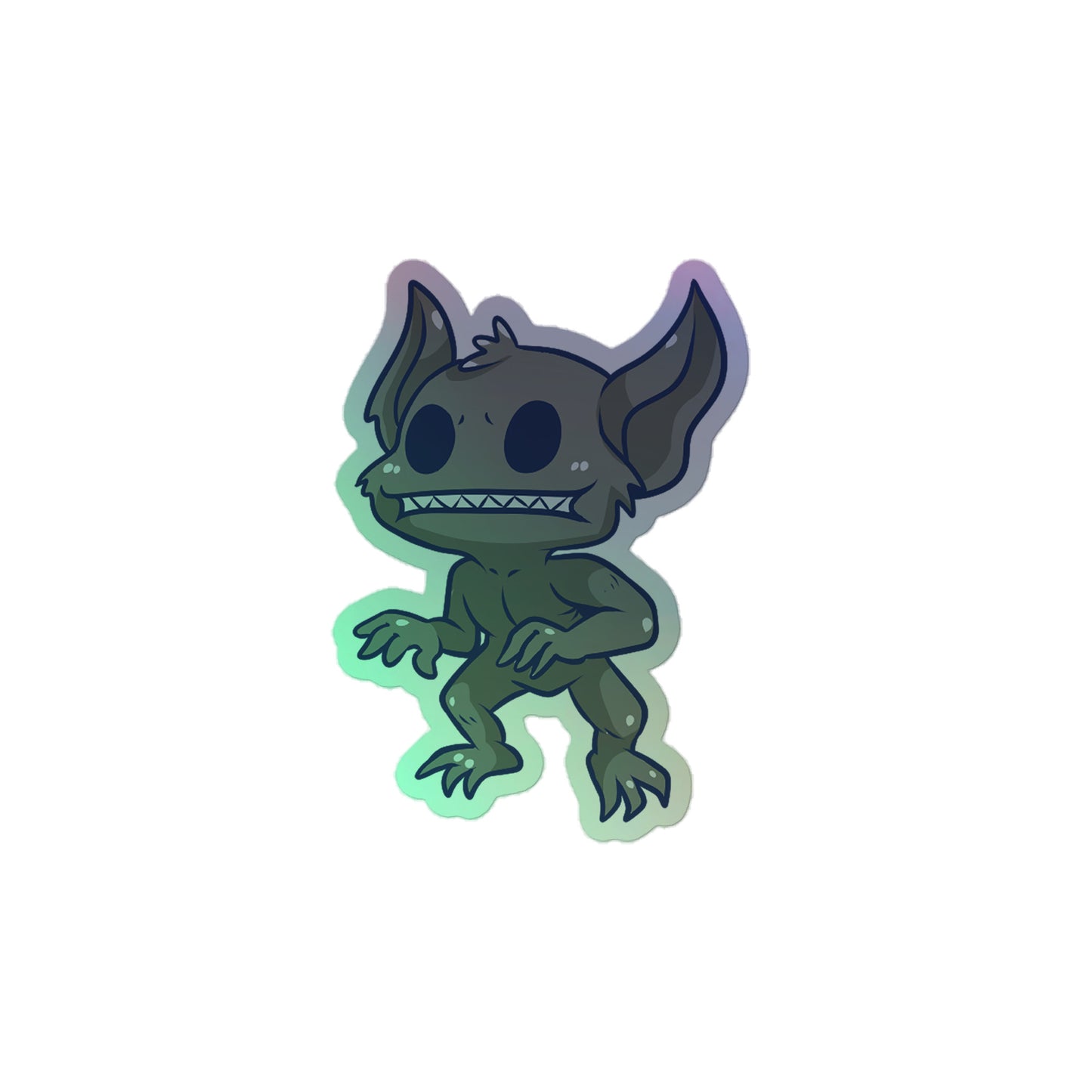 Adorable Hopkinsville Goblin - Holographic Vinyl Sticker