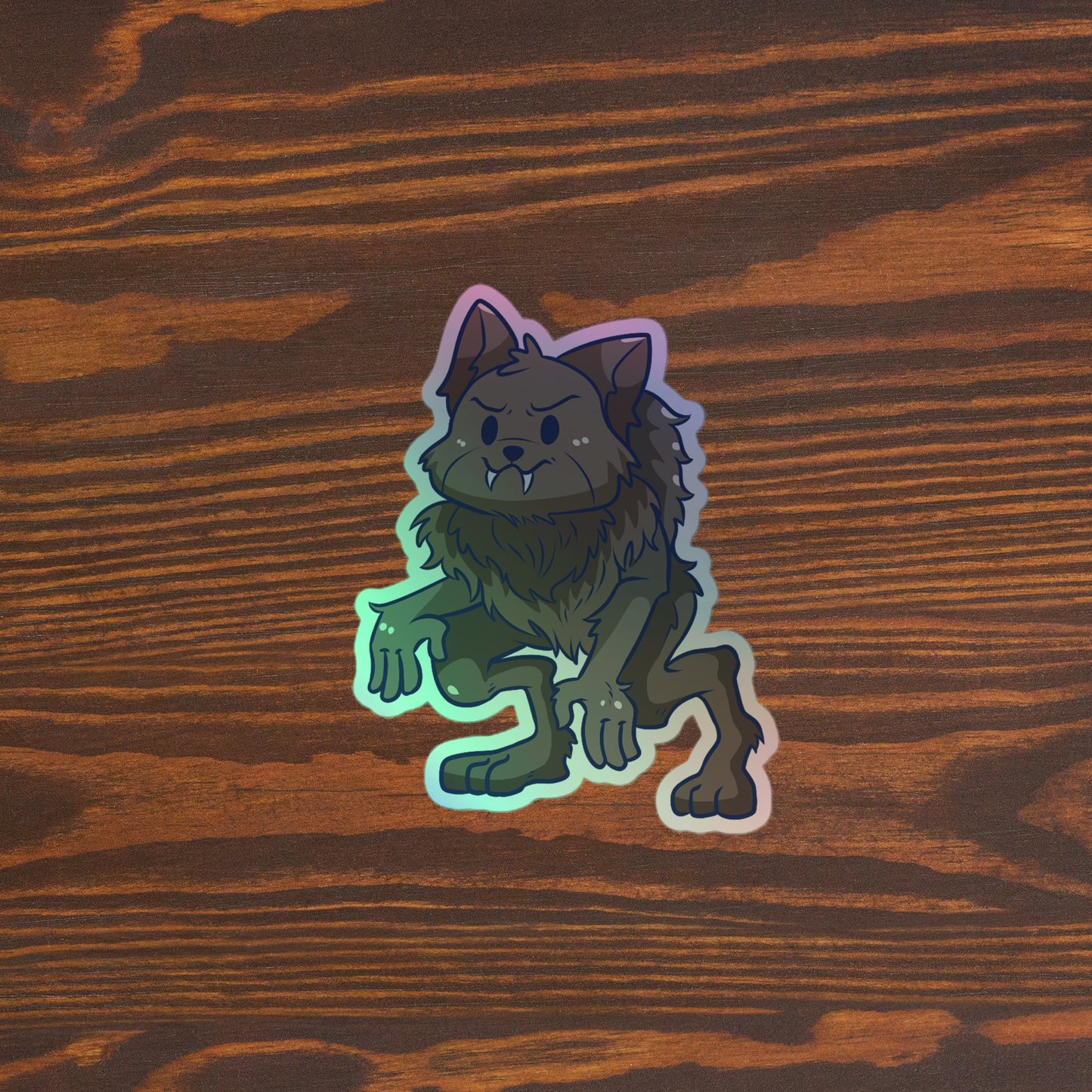 Adorable Beast of Bray Rd - Holographic Vinyl Sticker