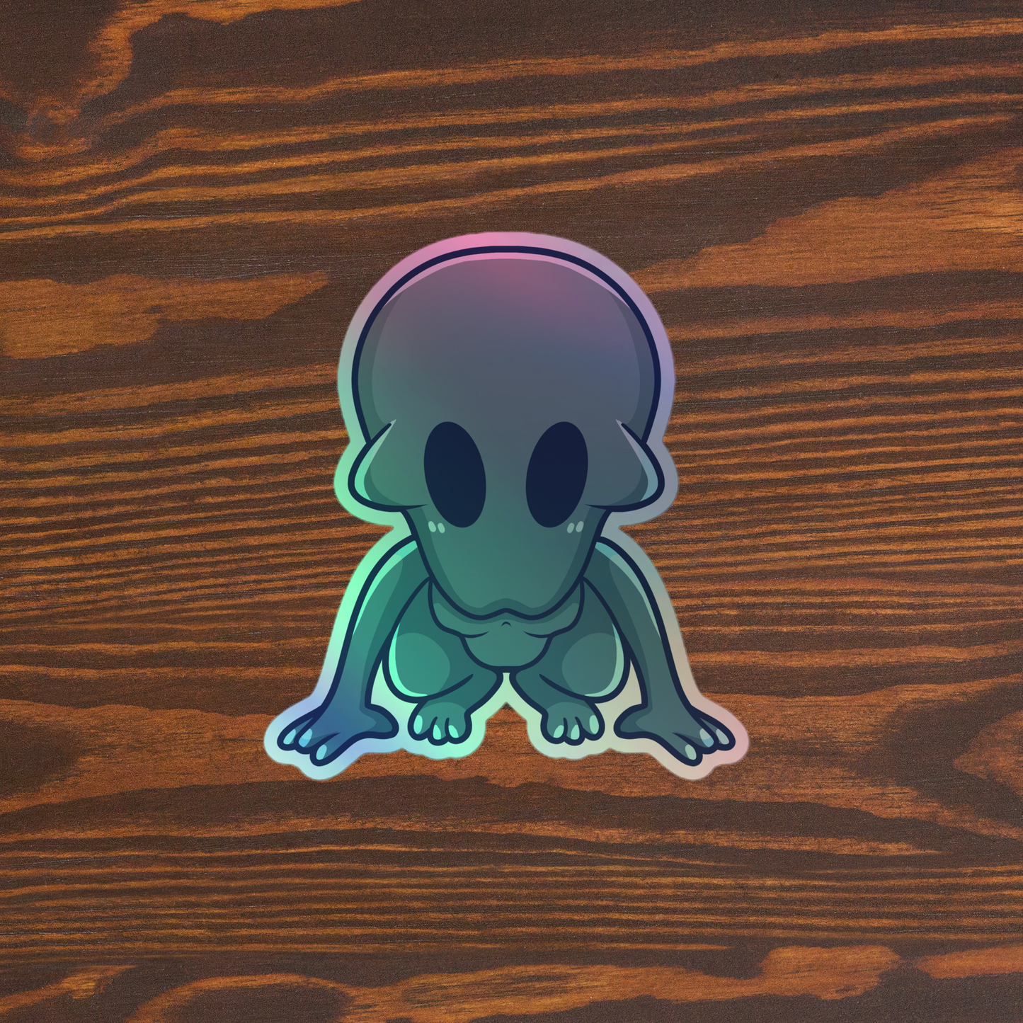 Adorable Dover Demon - Holographic Vinyl Sticker