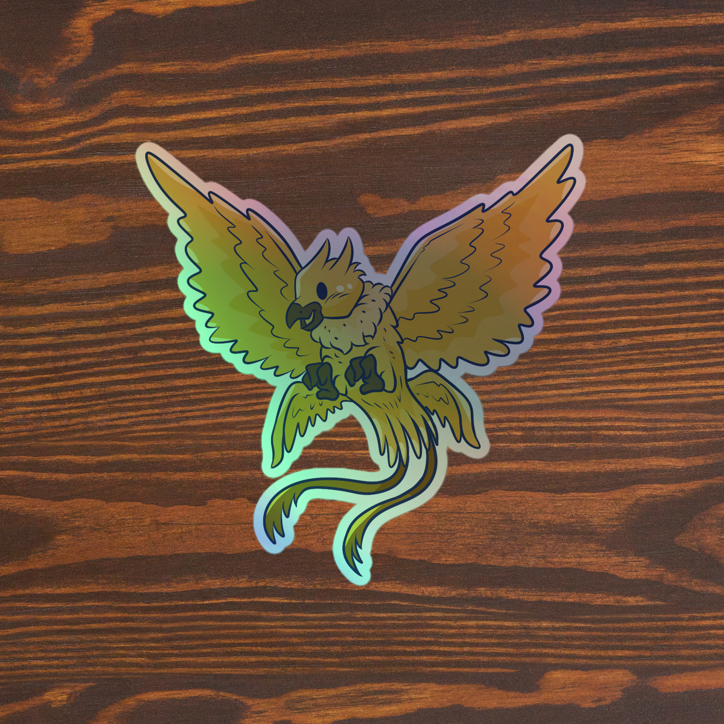 Adorable Thunderbird - Holographic Vinyl Sticker