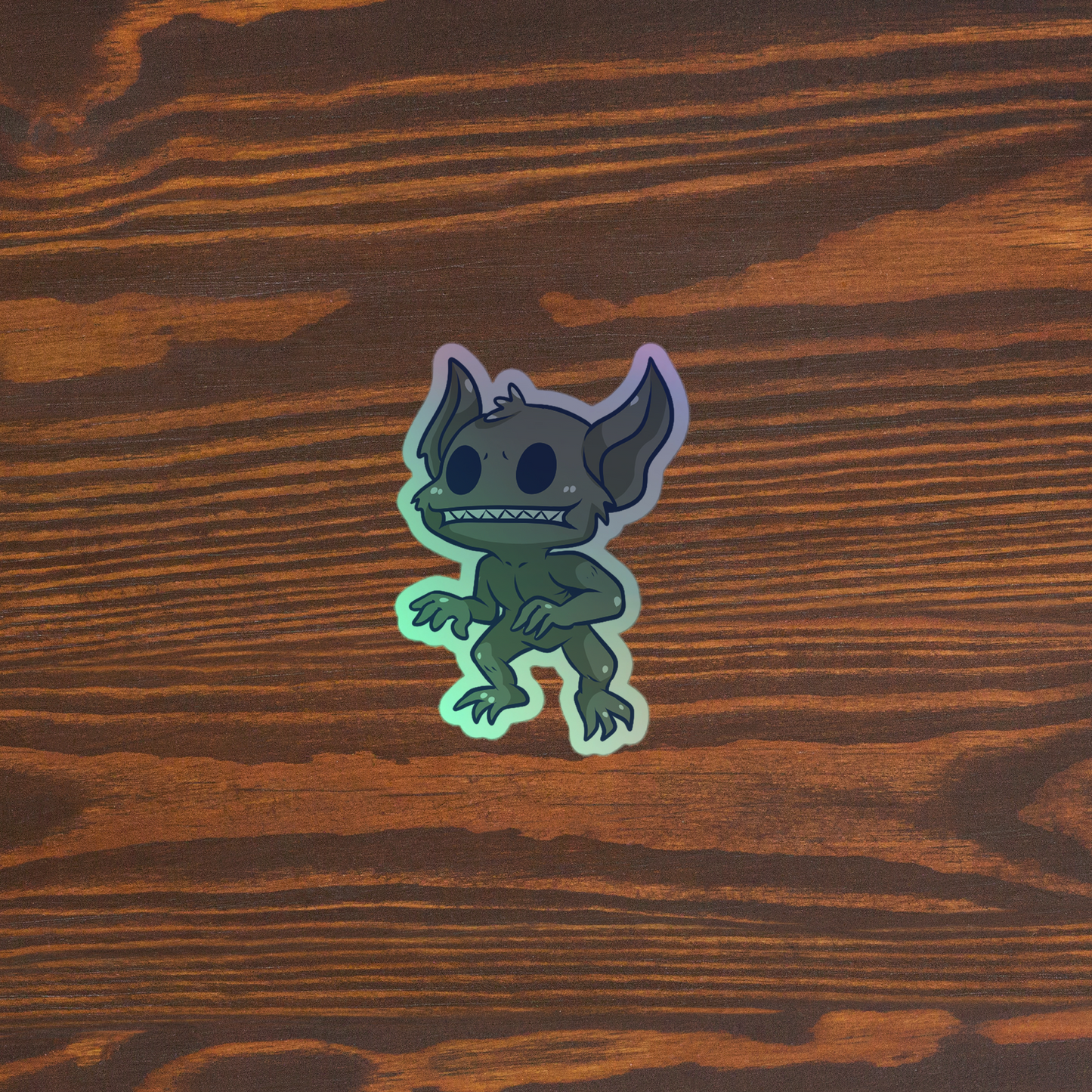 Adorable Hopkinsville Goblin - Holographic Vinyl Sticker