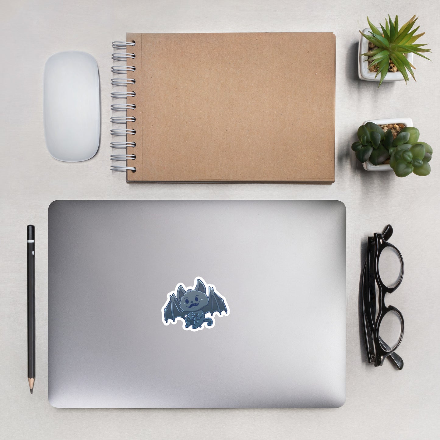 Adorable Batsquatch - Glossy Vinyl Sticker