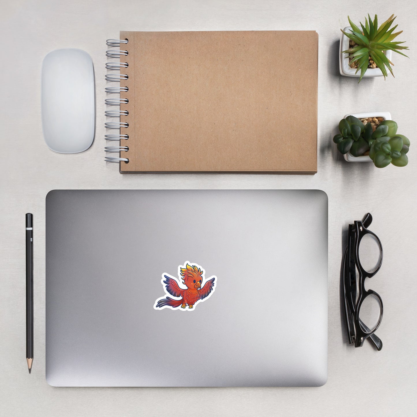 Adorable Phoenix - Glossy Vinyl Sticker