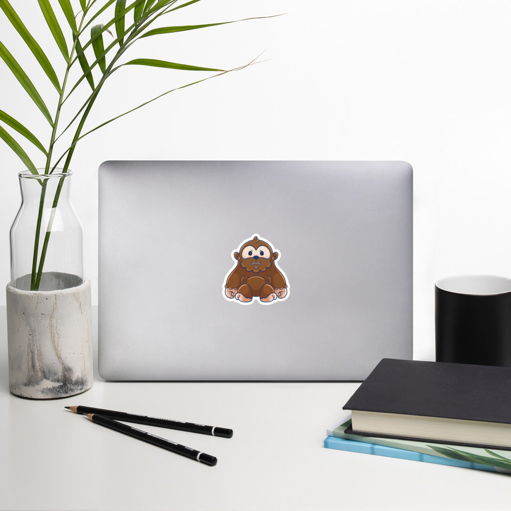 Adorable Bigfoot - Glossy Vinyl Sticker