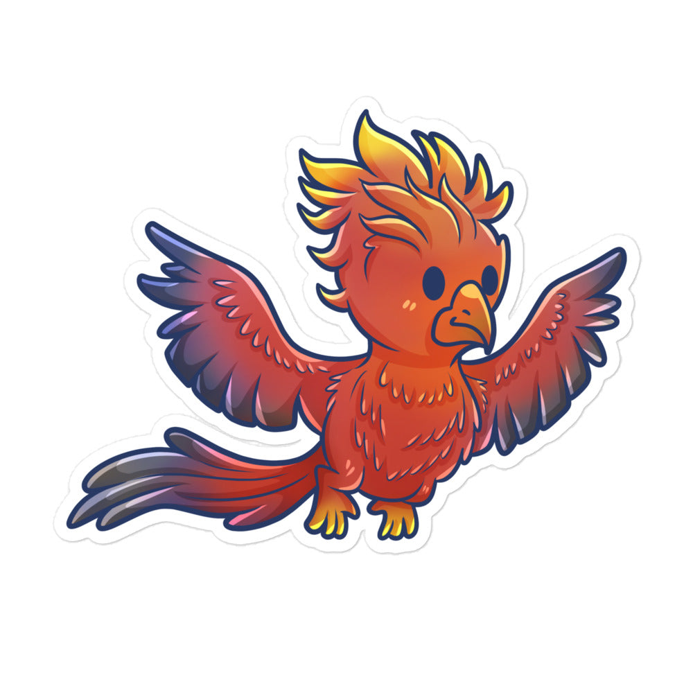 Adorable Phoenix - Glossy Vinyl Sticker