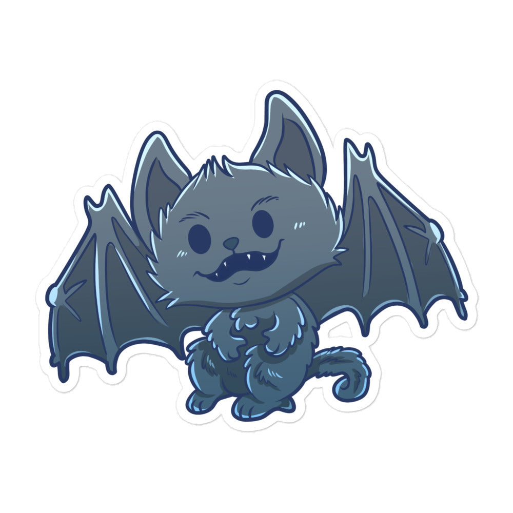 Adorable Batsquatch - Glossy Vinyl Sticker