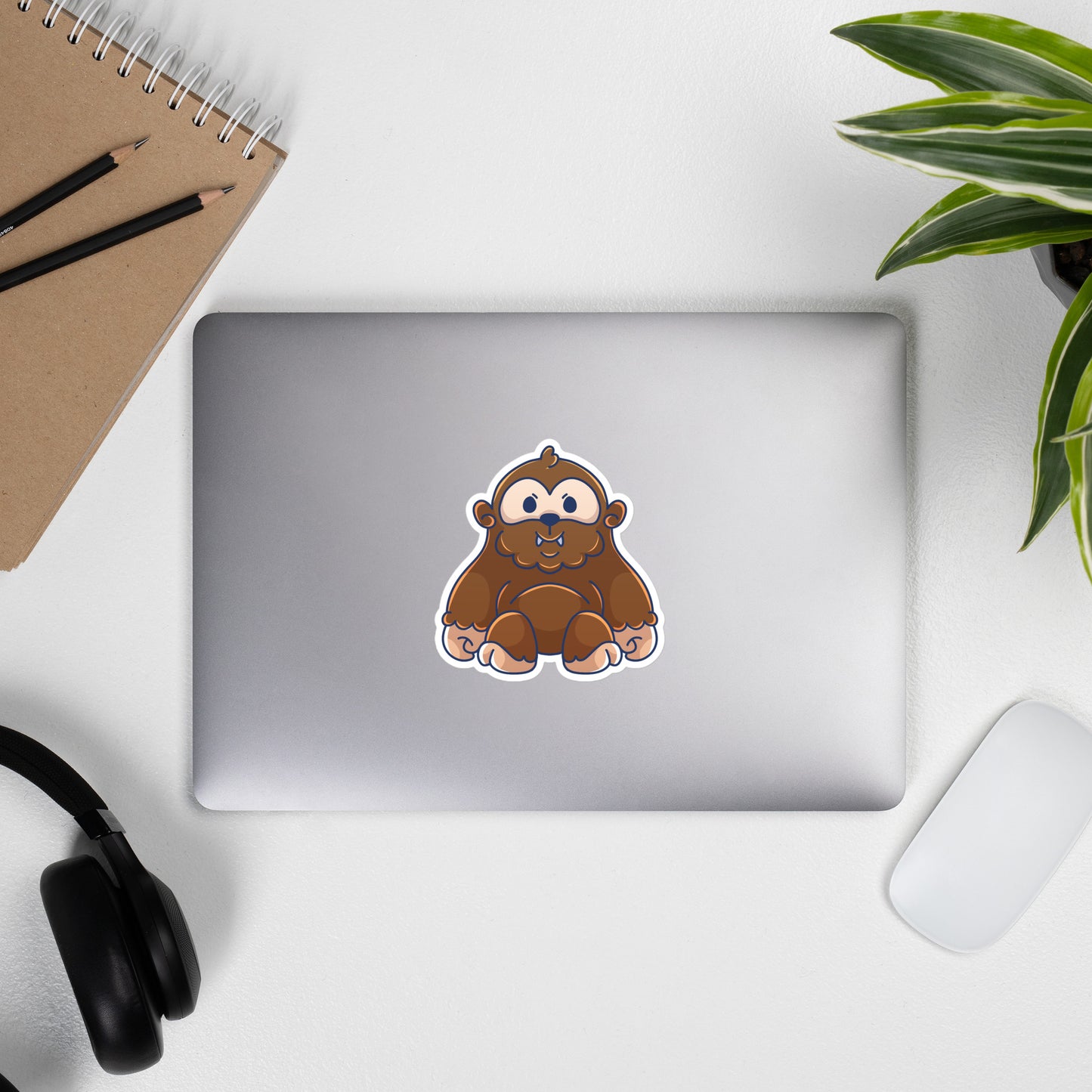 Adorable Bigfoot - Glossy Vinyl Sticker