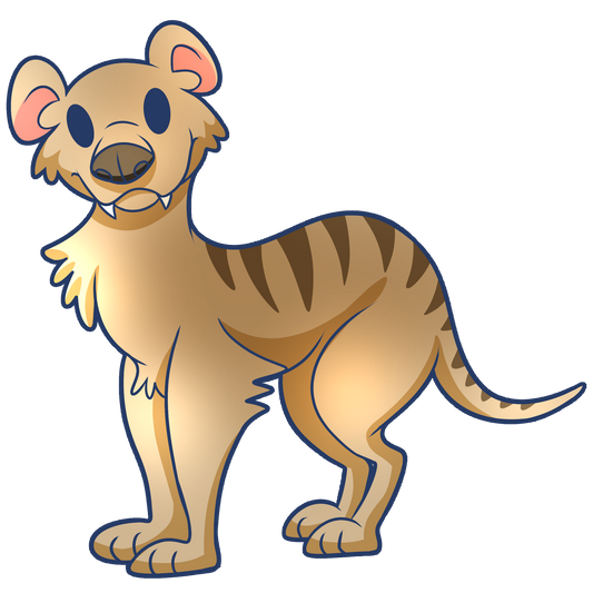 Adorable Thylacine - Glossy | Holographic | Matte Vinyl Sticker