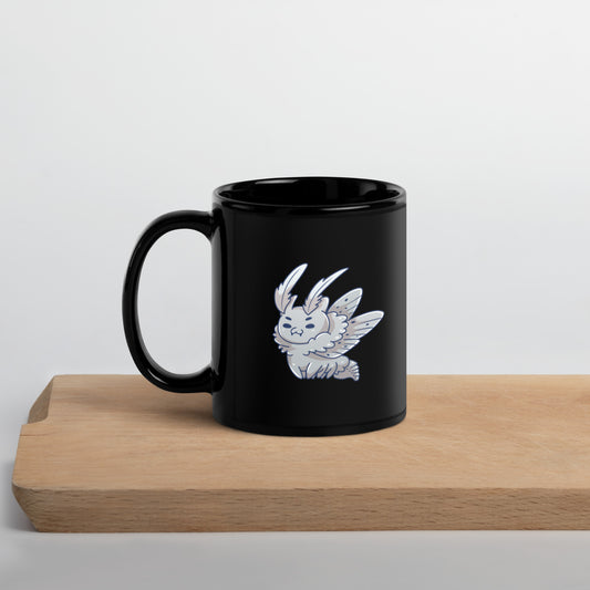 Mothman the Black Glossy Mug