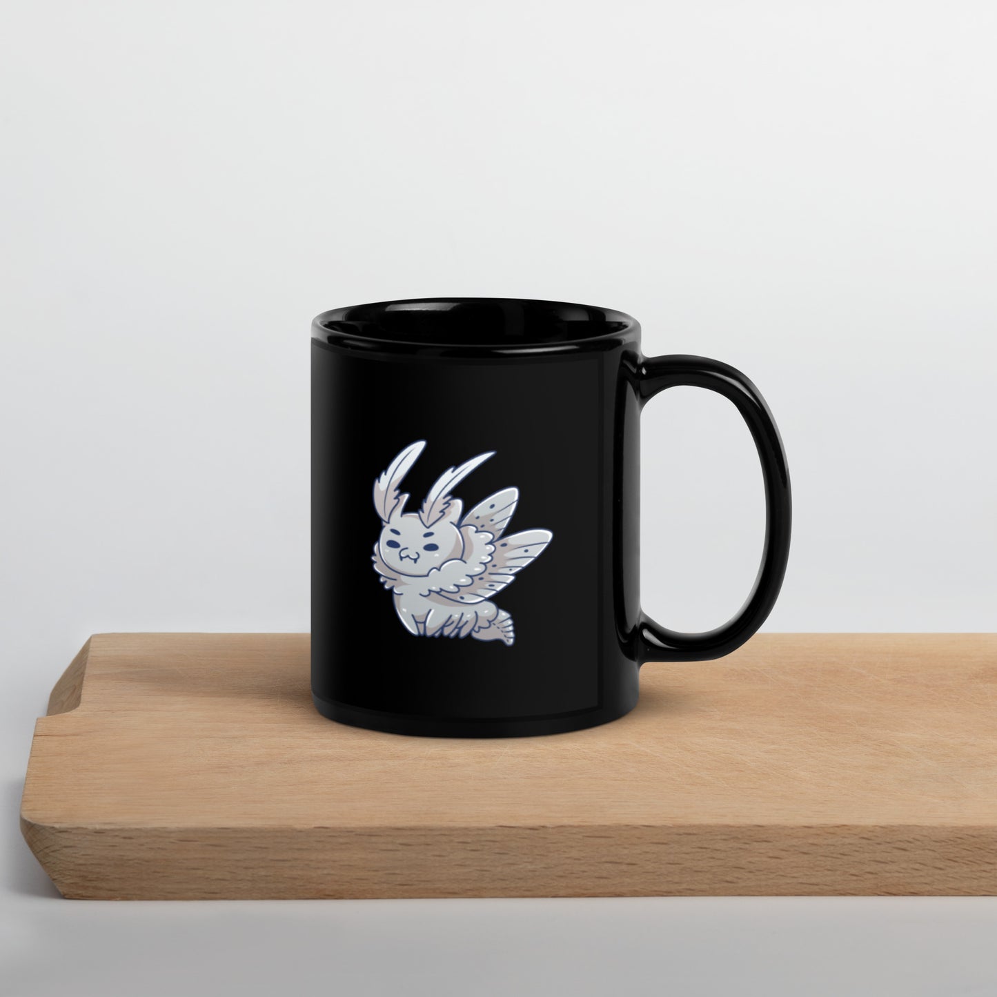 Mothman the Black Glossy Mug