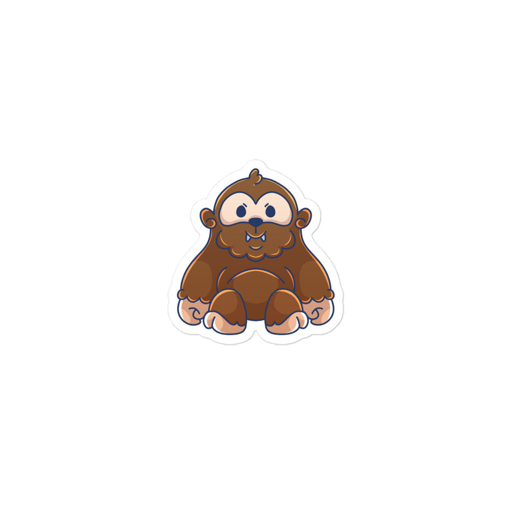 Adorable Bigfoot - Glossy Vinyl Sticker