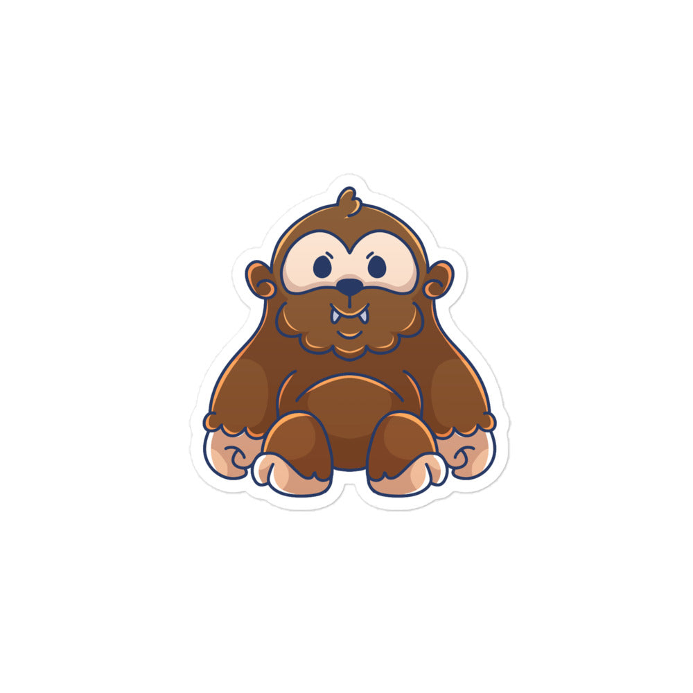 Adorable Bigfoot - Glossy Vinyl Sticker