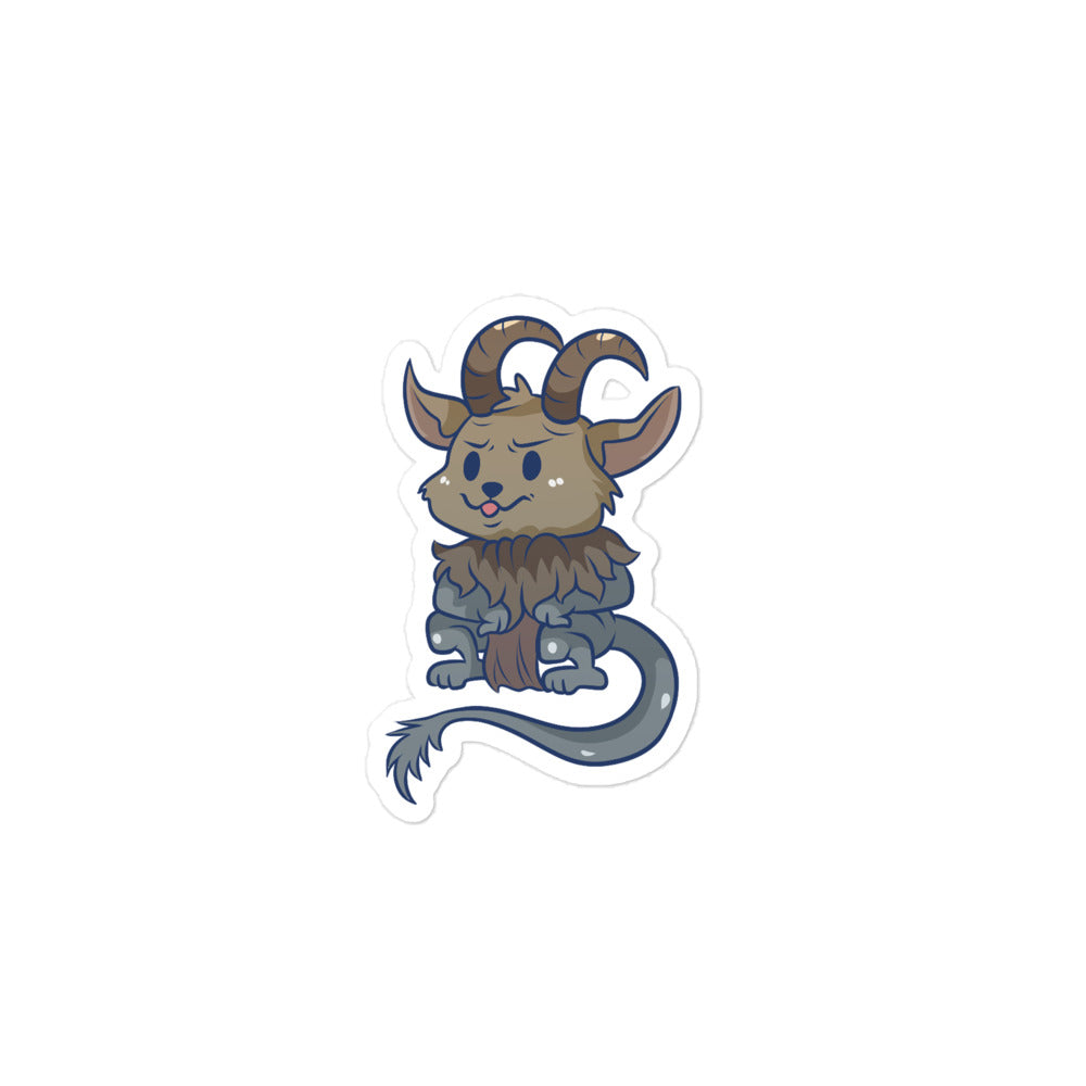 Adorable Goatman - Glossy Vinyl Sticker