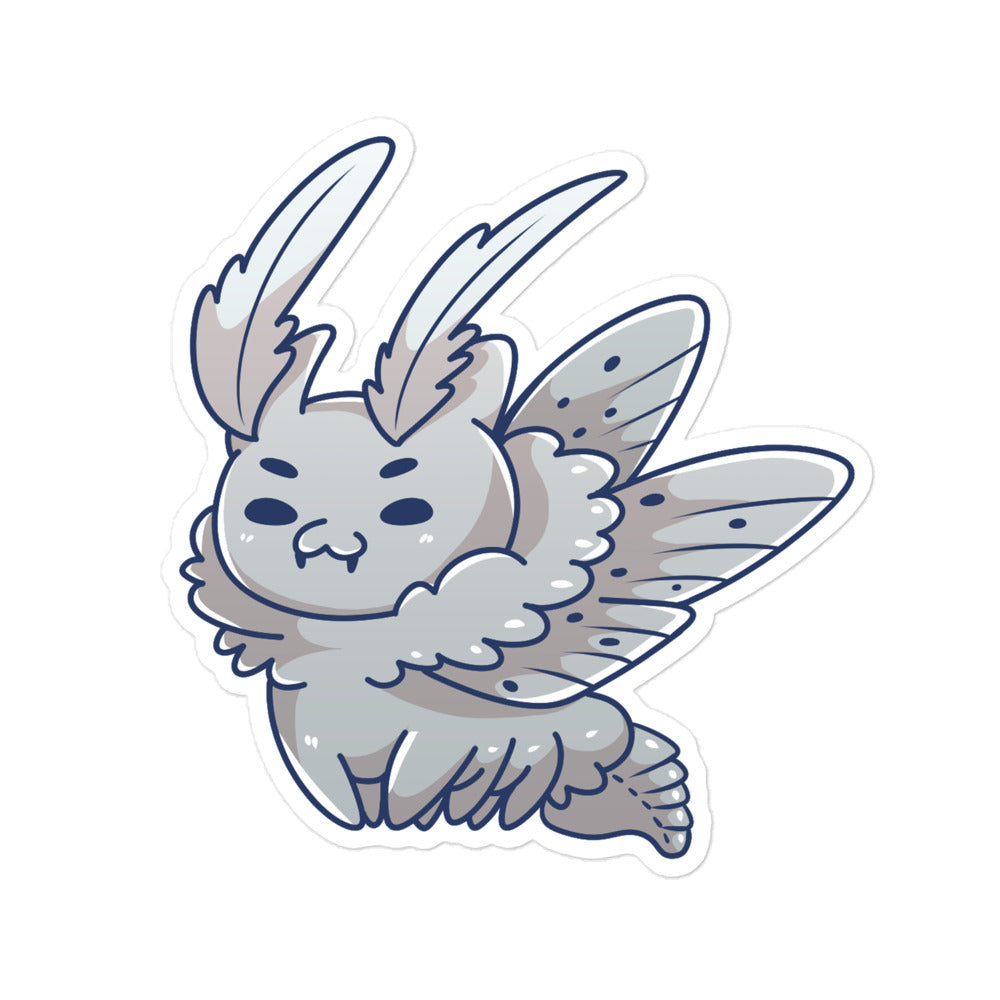 Adorable Mothman - Glossy Vinyl Sticker