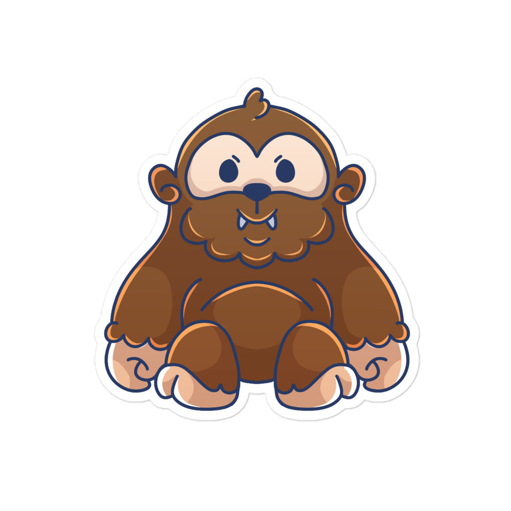 Adorable Bigfoot - Glossy Vinyl Sticker