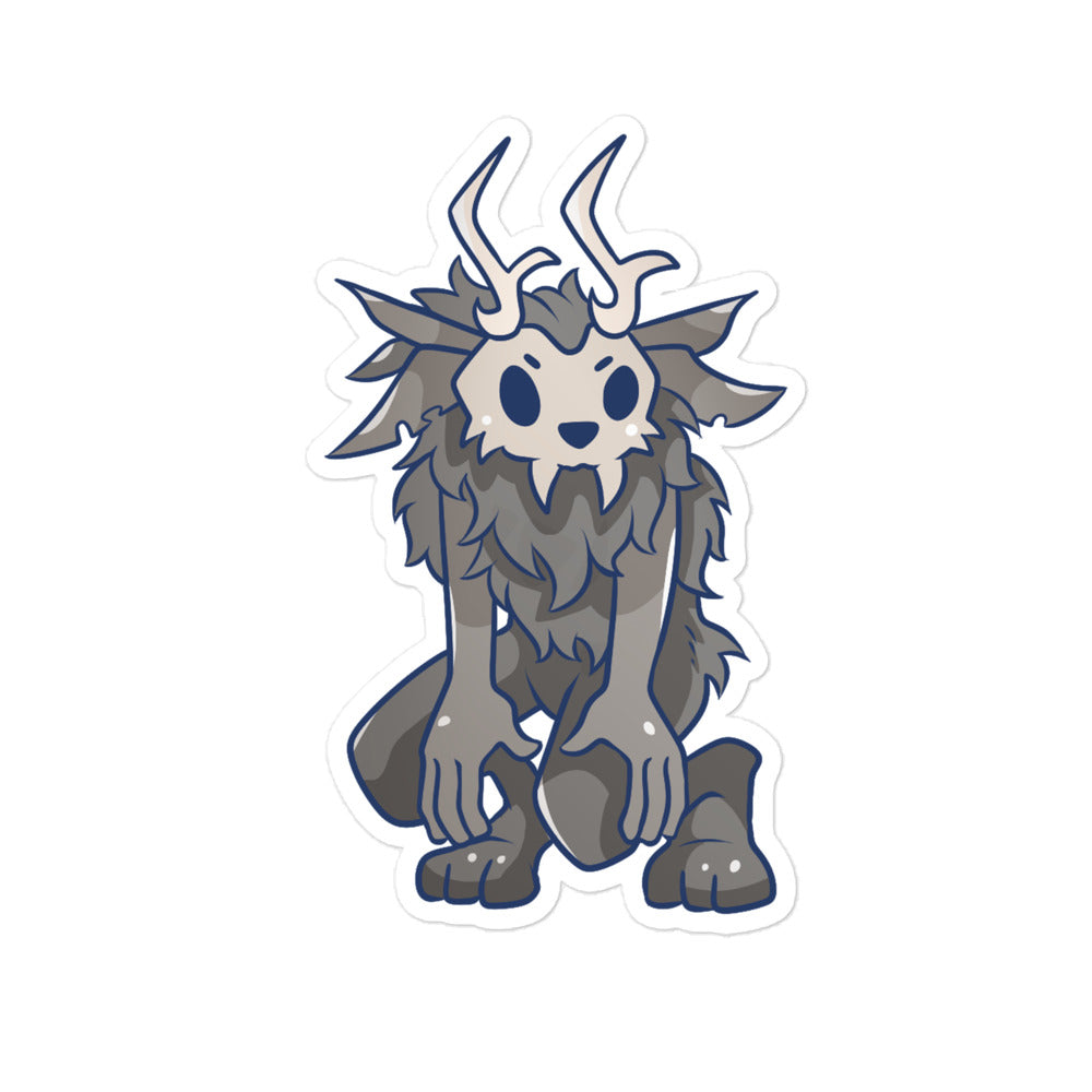 Adorable Wendigo - Glossy Vinyl Sticker