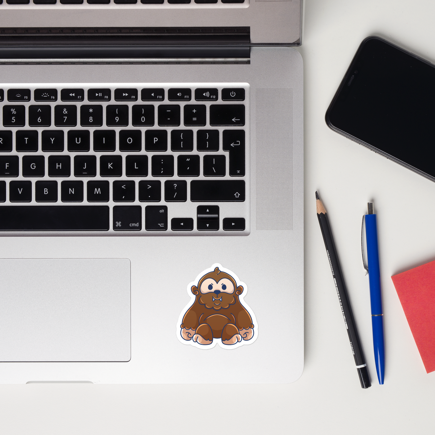 Adorable Bigfoot - Glossy Vinyl Sticker