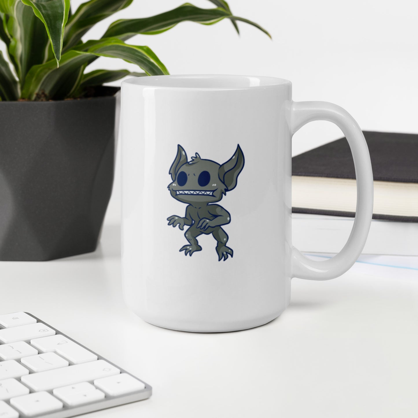 Hopkinsville Goblin - White Glossy Mug